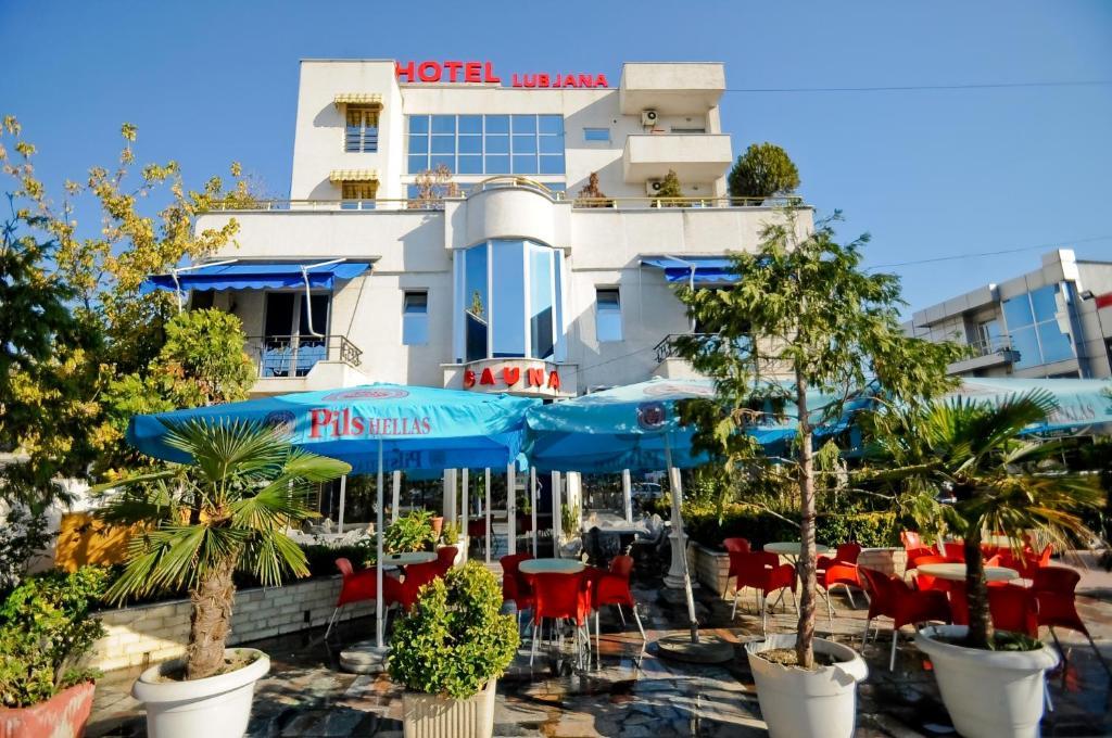 Hotel Lubjana Tirana Exterior foto